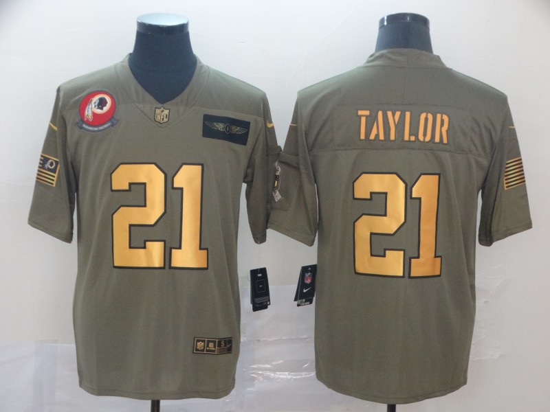 Men's Washington Commanders Sean Taylor #21 Brown Authentic Jersey